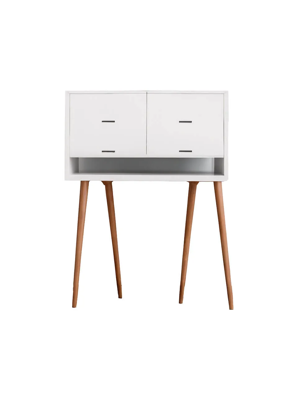 Sleek Nightstand with Storage